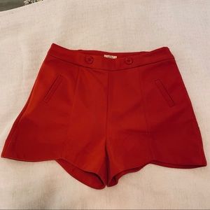 Burnt orange shorts